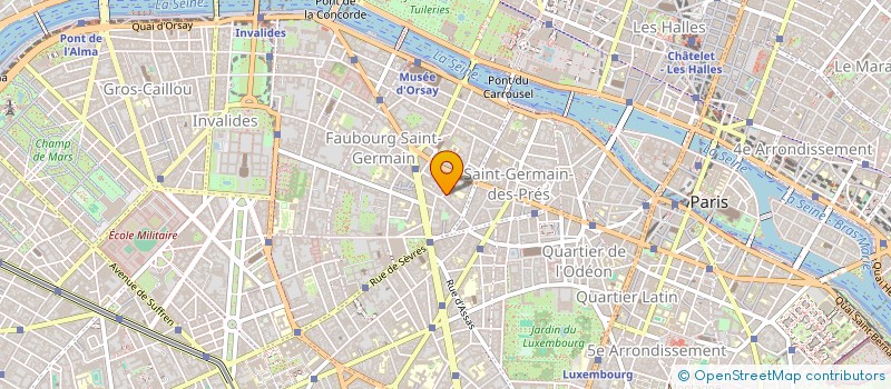 localisation de l'entreprise SOC TRAVAUX BATIMENT BORGES  PARIS