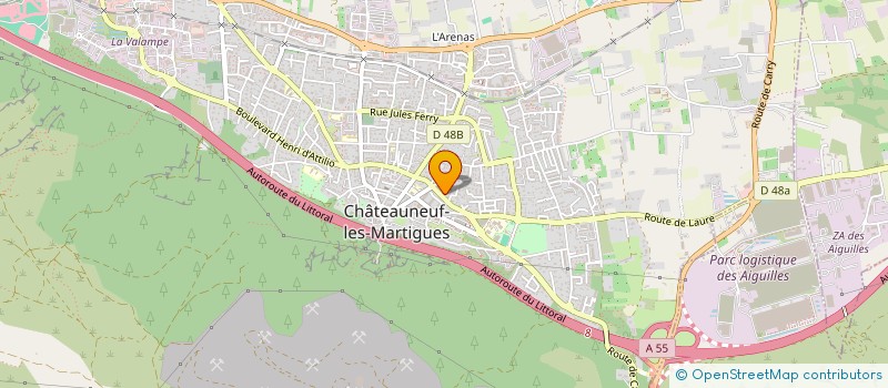localisation de l'entreprise SOC TRAVAUX D'ALTITUDE MEDITERRANEE à CHATEAUNEUF-LES-MARTIGUES