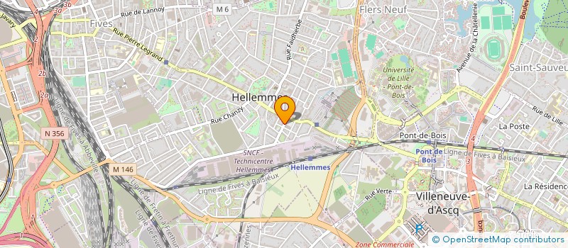 localisation de l'entreprise SOC TRAVAUX ETANCHEITE INDUST BARDAGE à LILLE