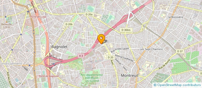 localisation de l'entreprise SOC TRAVAUX IMPRESSION PAPETERIE APPLICA à MONTREUIL