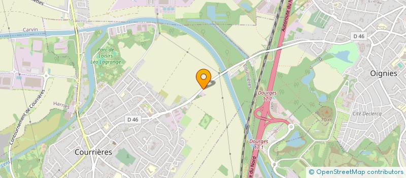 localisation de l'entreprise SOC TRAVAUX INDUSTRIELS MONTAGE  COURRIERES