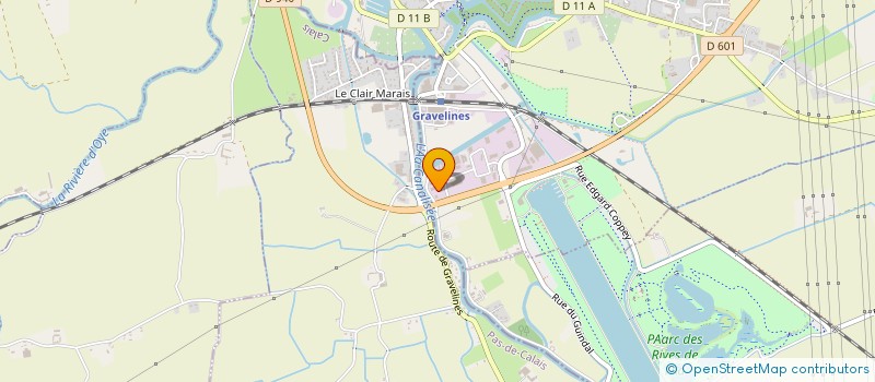 localisation de l'entreprise SOC TRAVAUX LITTORAL à GRAVELINES