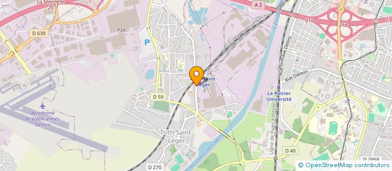 localisation de l'entreprise SOC TRAVAUX MAINTENANCE INDUSTRIELLE  TRITH-SAINT-LEGER