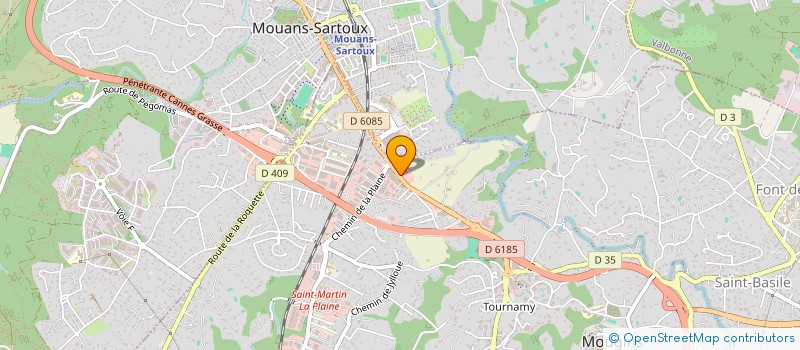 localisation de l'entreprise SOC TRAVAUX PETROLIERS ET INDUSTRIELS à MOUGINS