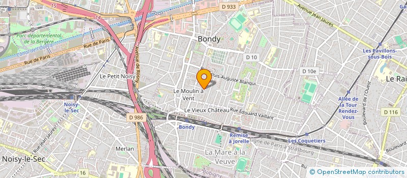 localisation de l'entreprise SOC TRAVAUX PUBLICS BONDY BENNE LOCATION à BONDY