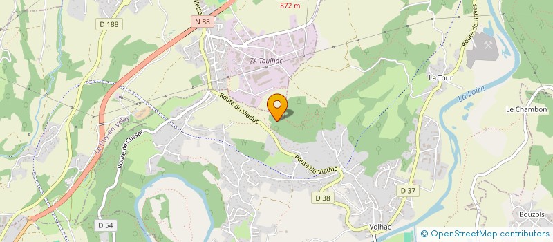 localisation de l'entreprise SOC TRAVAUX PUBLICS GENIE CIVIL à COUBON