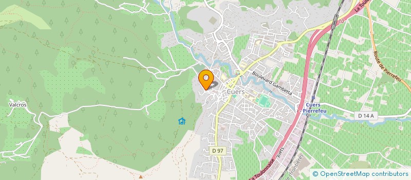 localisation de l'entreprise SOC TRAVAUX PUBLICS MACONNERIE GENERALE à CUERS