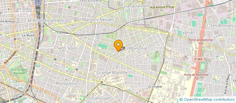 localisation de l'entreprise SOC TRAVAUX PUBLICS RESEAUX AUTOROUTIERS à LYON