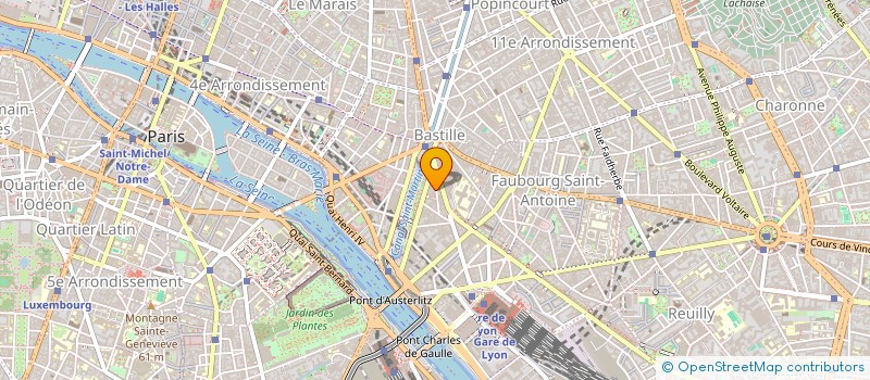 localisation de l'entreprise SOC TRAVAUX REGIONAUX S.T.R. à PARIS