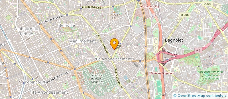 localisation de l'entreprise SOC TRAVAUX SANITAIRES THERMIQ  PARIS