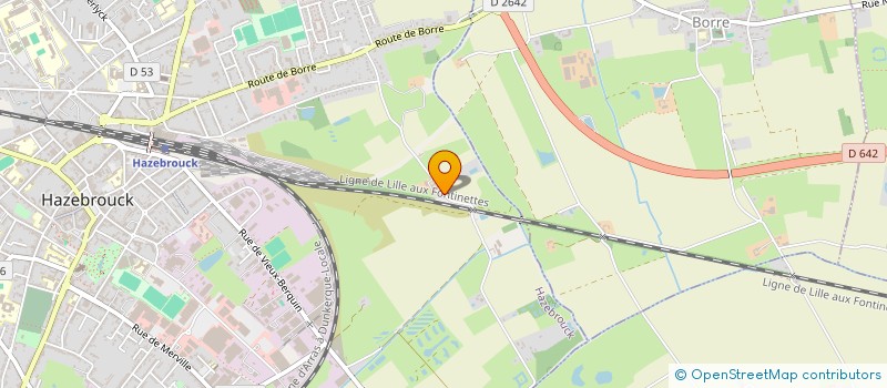 localisation de l'entreprise SOC TRAVAUX TERRASSEMENT VERHAEGHE  HAZEBROUCK