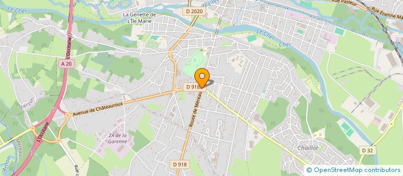 localisation de l'entreprise SOC TRAVAUX TRANSPORTS VIERZONNAIS à VIERZON