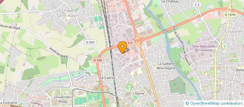 localisation de l'entreprise SOC TREMBLAYES MATERIEL à LE MANS
