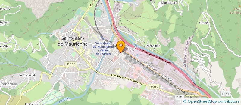 localisation de l'entreprise SOC TREUILS ET GRUES LABOR à SAINT-ETIENNE-DE-CUINES