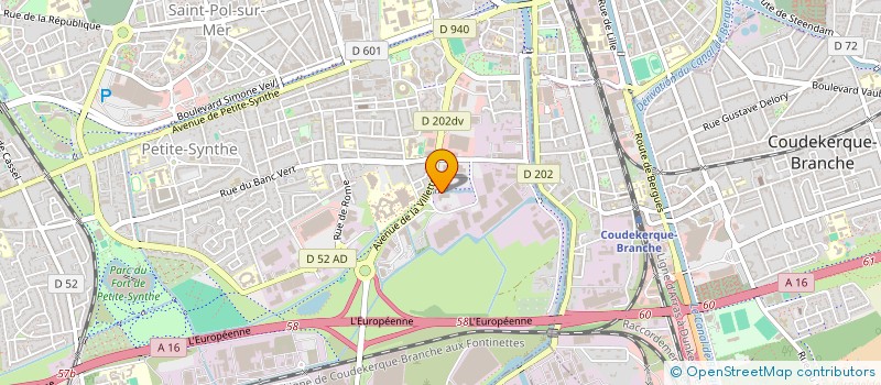 localisation de l'entreprise SOC TRPT DUNKERQUE EXTENSIONS  DUNKERQUE