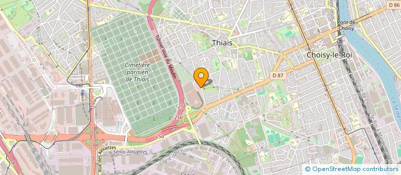 localisation de l'entreprise SOC TRPTS PESCHISOLIDO  THIAIS