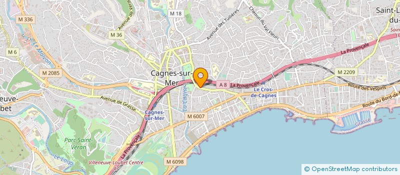 localisation de l'entreprise SOC TUPY à CAGNES-SUR-MER