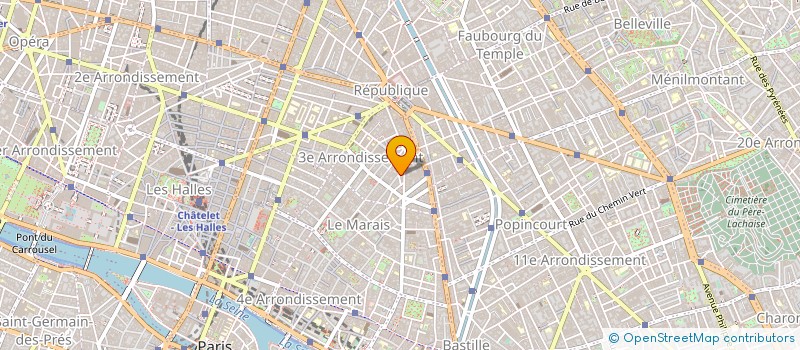 localisation de l'entreprise SOC TURENNE à PARIS