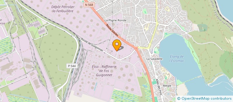 localisation de l'entreprise SOC TUYAUTERIE INDUS ET TERTIAIRES  FOS-SUR-MER