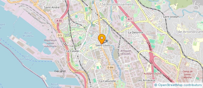 localisation de l'entreprise SOC TUYAUTERIE INDUSTRIELLE & MARITIME à MARSEILLE