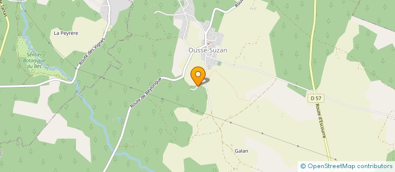 localisation de l'entreprise SOC UBL  OUSSE-SUZAN