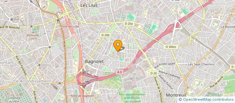 localisation de l'entreprise SOC UNIVERSELLE PROMOTION PIN'S EUROPEEN à BAGNOLET