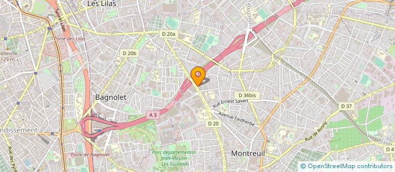 localisation de l'entreprise SOC URBAINE RAVALEMENT ENTRET à MONTREUIL