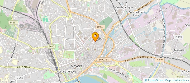 localisation de l'entreprise SOC URBAINE REHABILITATION IMMOB CENTRE à NEVERS