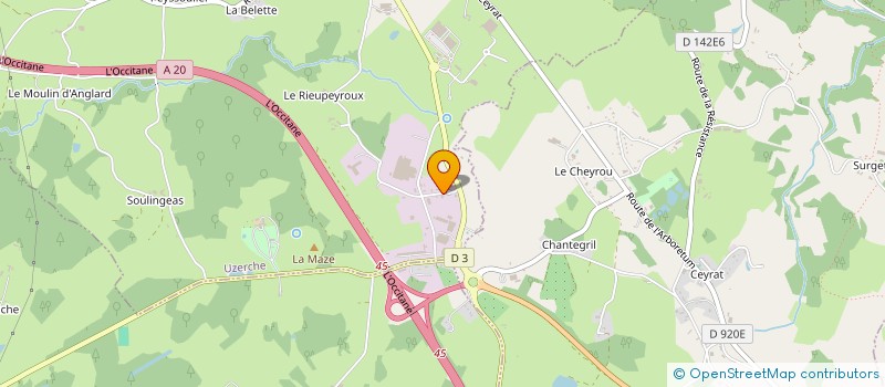 localisation de l'entreprise SOC UZERCHOISE SALAISONS TRARIEUX FILS à UZERCHE