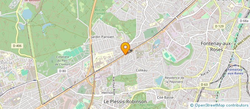 localisation de l'entreprise SOC V J K à CLAMART