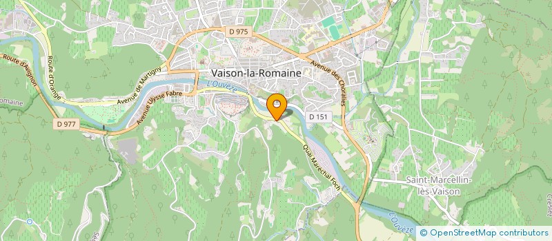 localisation de l'entreprise SOC VAISONAISE ETANCHEITE à VAISON-LA-ROMAINE