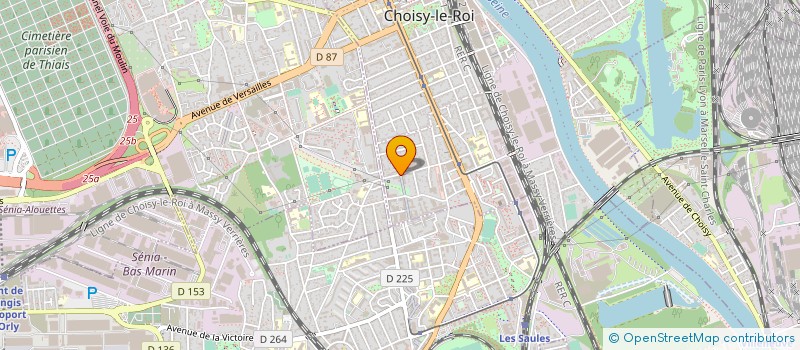 localisation de l'entreprise SOC VAL MATERIAUX à CHOISY-LE-ROI