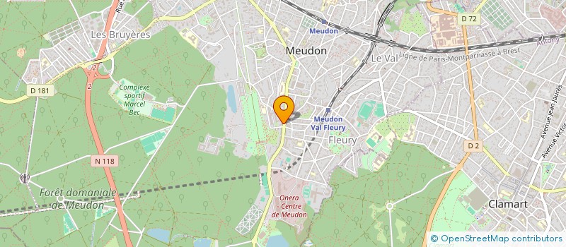 localisation de l'entreprise SOC VAL PRESSING à MEUDON