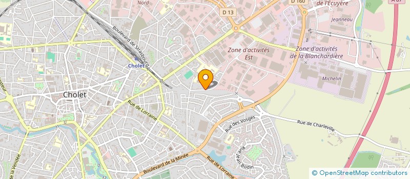 localisation de l'entreprise SOC VALDIFINANCES à CHOLET