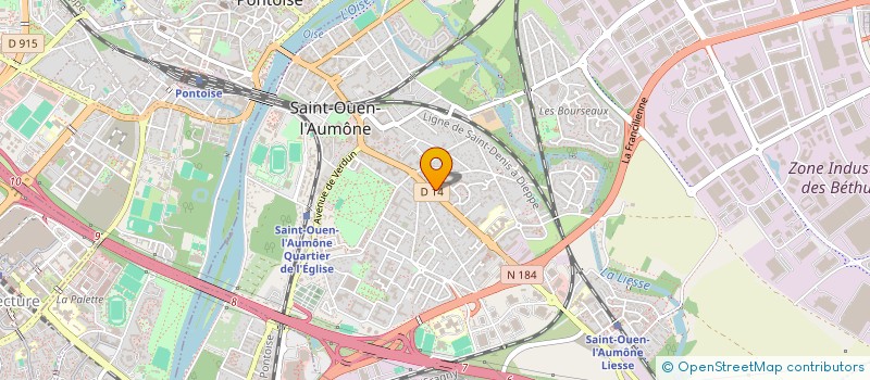 localisation de l'entreprise SOC VALDOISE MOTORS à SAINT-OUEN-L'AUMONE