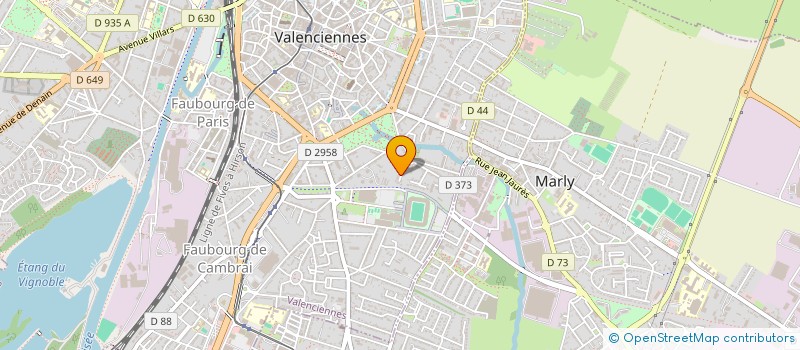 localisation de l'entreprise SOC VALENCIEN FOURNITURES DENTAIRES à VALENCIENNES