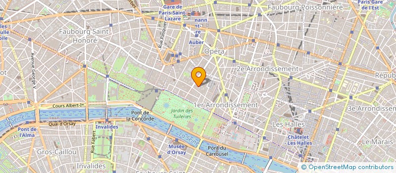 localisation de l'entreprise SOC VALENTINO COUTURE à PARIS