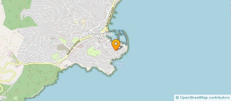 localisation de l'entreprise SOC VAROISE DE TRAVAUX à CAVALAIRE-SUR-MER
