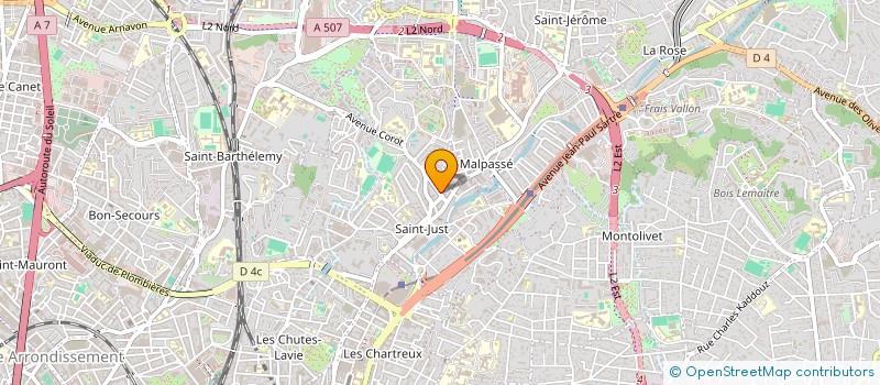 localisation de l'entreprise SOC VAROISE DU BATIMENT à MARSEILLE