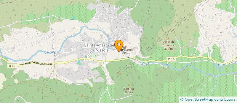 localisation de l'entreprise SOC VAROISE PARCS ET JARDINS  SAINTE-ANASTASIE-SUR-ISSOLE