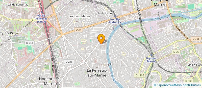 localisation de l'entreprise SOC VEDRINE FRERES  LE PERREUX-SUR-MARNE