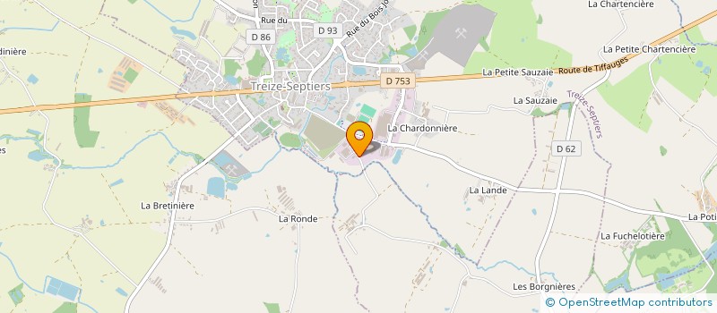 localisation de l'entreprise SOC VENDEENNE TOLERIE à TREIZE-SEPTIERS