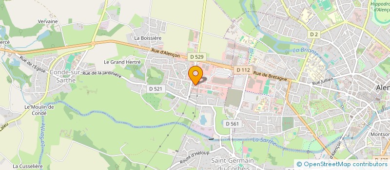 localisation de l'entreprise SOC VENTE ARTICLES CONFORT POUR MAISON à CONDE-SUR-SARTHE