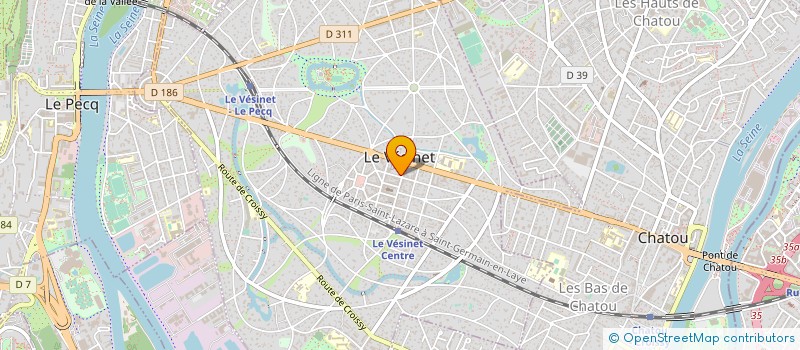 localisation de l'entreprise SOC VENTE LOCATION DE MATERIEL à LE VESINET