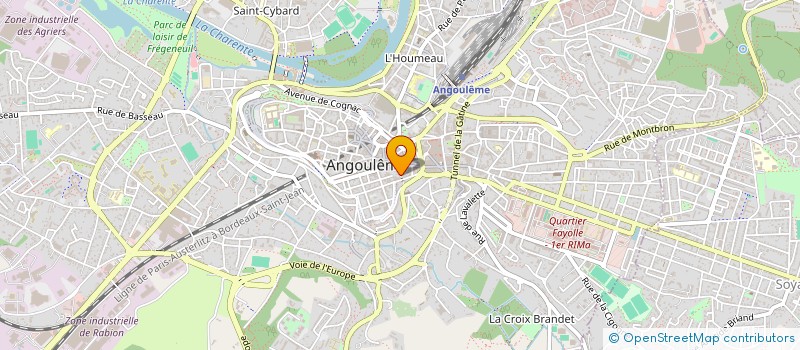 localisation de l'entreprise SOC VENTE MATERIEL ELECTRO ACOUSTIQUE à ANGOULEME