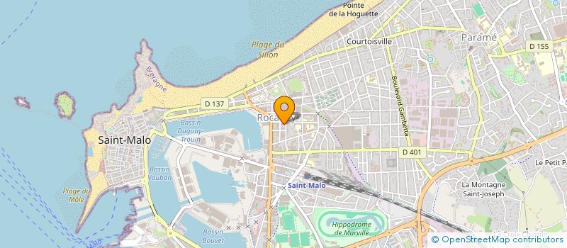 localisation de l'entreprise SOC VENTE VEHICULE ADMINISTRATION AUTRE à SAINT-MALO