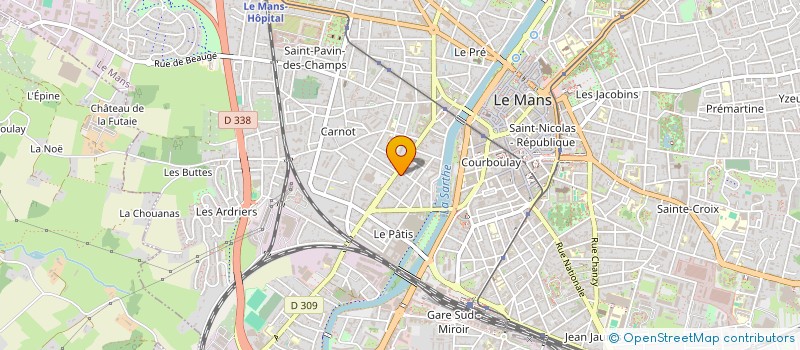 localisation de l'entreprise SOC VERON PERE ET FILS à LE MANS
