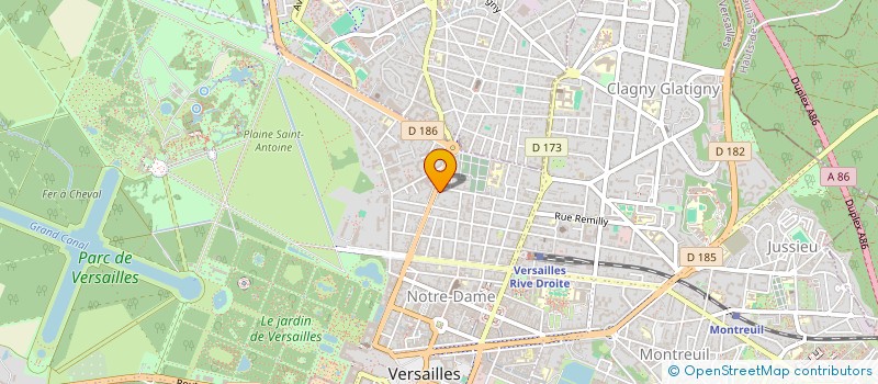 localisation de l'entreprise SOC VERSAILLAISE D'ENERGIE RENOUVELABLE à VERSAILLES