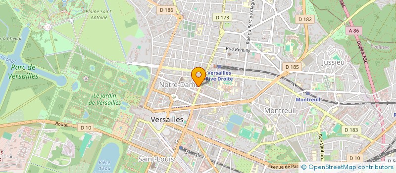 localisation de l'entreprise SOC VERSAILLAISE DE PRESTATION à VERSAILLES