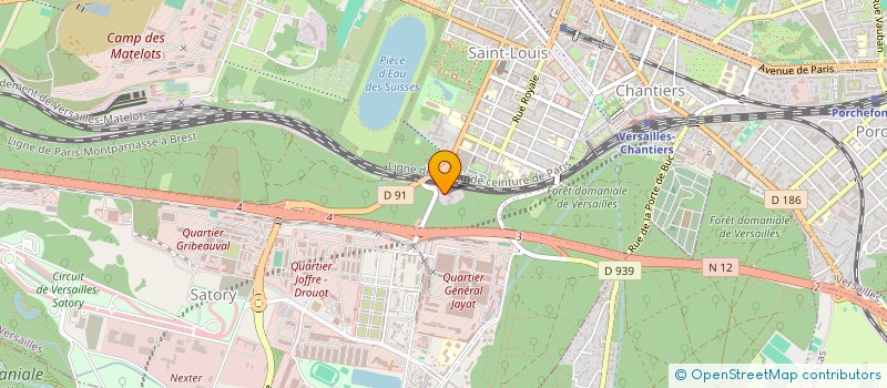 localisation de l'entreprise SOC VERSAILLAISE EXPLOITATION CHAUFFAGE à VERSAILLES